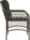 vidaXL - Tuinstoelen - 2 - st - met - kussens - poly - rattan - grijs