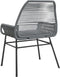 vidaXL - Tuinstoelen - 2 - st - met - kussens - poly - rattan - grijs