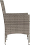 vidaXL - Tuinstoelen - 2 - st - met - kussens - poly - rattan - grijs