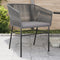 vidaXL - Tuinstoelen - 2 - st - met - kussens - poly - rattan - grijs
