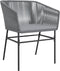 vidaXL - Tuinstoelen - 2 - st - met - kussens - poly - rattan - grijs