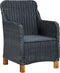 vidaXL - Tuinstoelen - 2 - st - met - kussens - poly - rattan - donkergrijs