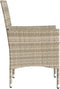 vidaXL - Tuinstoelen - 2 - st - met - kussens - poly - rattan - lichtgrijs