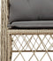 vidaXL - Tuinstoelen - 2 - st - met - kussens - poly - rattan - gemengd - beige