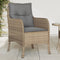 vidaXL - Tuinstoelen - 2 - st - met - kussens - poly - rattan - gemengd - beige