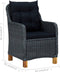 vidaXL - Tuinstoelen - 2 - st - met - kussens - poly - rattan - donkergrijs
