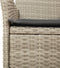 vidaXL - Tuinstoelen - 2 - st - met - kussens - poly - rattan - lichtgrijs