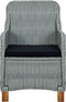 vidaXL - Tuinstoelen - 2 - st - met - kussens - poly - rattan - lichtgrijs