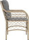 vidaXL - Tuinstoelen - 2 - st - met - kussens - poly - rattan - gemengd - beige