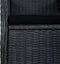 vidaXL - Tuinstoelen - 2 - st - met - kussens - poly - rattan - donkergrijs