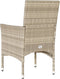 vidaXL - Tuinstoelen - 2 - st - met - kussens - poly - rattan - lichtgrijs