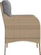 vidaXL - Tuinstoelen - 2 - st - met - kussens - poly - rattan - gemengd - beige