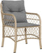 vidaXL - Tuinstoelen - 2 - st - met - kussens - poly - rattan - gemengd - beige