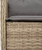 vidaXL - Tuinstoelen - 2 - st - met - kussens - poly - rattan - gemengd - beige