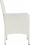 vidaXL - Tuinstoelen - 2 - st - met - kussens - poly - rattan - wit