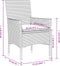 vidaXL - Tuinstoelen - 2 - st - met - kussens - poly - rattan - wit