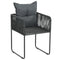 vidaXL - Tuinstoelen - 2 - st - met - kussens - poly - rattan - zwart
