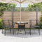 vidaXL - Tuinstoelen - 2 - st - met - kussens - poly - rattan - zwart