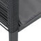 vidaXL - Tuinstoelen - 2 - st - met - kussens - poly - rattan - zwart