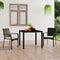 vidaXL - Tuinstoelen - 2 - st - met - kussens - poly - rattan - zwart
