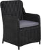 vidaXL - Tuinstoelen - 2 - st - met - kussens - poly - rattan - zwart