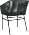 vidaXL - Tuinstoelen - 2 - st - met - kussens - poly - rattan - zwart