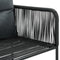 vidaXL - Tuinstoelen - 2 - st - met - kussens - poly - rattan - zwart