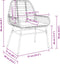 vidaXL - Tuinstoelen - 2 - st - met - kussens - poly - rattan - zwart