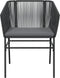 vidaXL - Tuinstoelen - 2 - st - met - kussens - poly - rattan - zwart