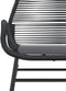vidaXL - Tuinstoelen - 2 - st - met - kussens - poly - rattan - zwart