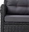 vidaXL - Tuinstoelen - 2 - st - met - kussens - poly - rattan - zwart