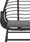 vidaXL - Tuinstoelen - 2 - st - met - kussens - poly - rattan - zwart