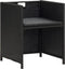 vidaXL - Tuinstoelen - 2 - st - met - kussens - poly - rattan - zwart