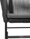 vidaXL - Tuinstoelen - 2 - st - met - kussens - poly - rattan - zwart