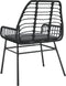 vidaXL - Tuinstoelen - 2 - st - met - kussens - poly - rattan - zwart