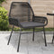 vidaXL - Tuinstoelen - 2 - st - met - kussens - poly - rattan - zwart