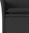vidaXL - Tuinstoelen - 2 - st - met - kussens - poly - rattan - zwart