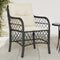 vidaXL - Tuinstoelen - 2 - st - met - kussens - poly - rattan - zwart