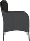vidaXL - Tuinstoelen - 2 - st - met - kussens - poly - rattan - zwart