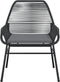 vidaXL - Tuinstoelen - 2 - st - met - kussens - poly - rattan - zwart