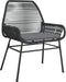vidaXL - Tuinstoelen - 2 - st - met - kussens - poly - rattan - zwart