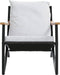 vidaXL - Tuinstoelen - 2 - st - met - kussens - staal - zwart