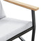 vidaXL - Tuinstoelen - 2 - st - met - kussens - staal - zwart