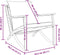 vidaXL - Tuinstoelen - 2 - st - met - kussens - staal - zwart