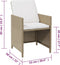 vidaXL - Tuinstoelen - 2 - st - met - voetenbanken - poly - rattan - beige