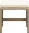 vidaXL - Tuinstoelen - 2 - st - met - voetenbanken - poly - rattan - beige