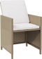 vidaXL - Tuinstoelen - 2 - st - met - voetenbanken - poly - rattan - beige