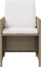 vidaXL - Tuinstoelen - 2 - st - met - voetenbanken - poly - rattan - beige