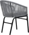 vidaXL - Tuinstoelen - 2 - st - PE-rattan - antracietkleurig