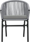 vidaXL - Tuinstoelen - 2 - st - PE-rattan - antracietkleurig